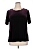 Notations Burgundy Short Sleeve T-Shirt Size 1X - photo 1