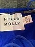 Hello Molly 100% Polyester Solid Blue Cocktail Dress Size 2 - photo 7