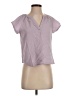 Universal Thread 100% Cotton Purple Short Sleeve Blouse Size XS - photo 1