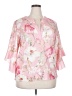 Unbranded Pink 3/4 Sleeve Blouse Size XXL - photo 1