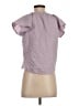 Universal Thread 100% Cotton Purple Short Sleeve Blouse Size XS - photo 2