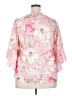 Unbranded Pink 3/4 Sleeve Blouse Size XXL - photo 2
