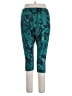 Bcg Print Teal Active Pants Size 1X - photo 2