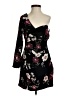 Nicholas Floral Black Cocktail Dress Size 2 - photo 1