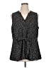 Torrid 100% Polyester Black Sleeveless Blouse Size 1X Plus (1) - photo 1