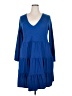 Torrid Blue Casual Dress Size 2X Plus (2) - photo 1