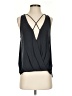 Blue Rain Black Sleeveless Blouse Size S - photo 1