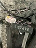 1.State 100% Polyester Black Sleeveless Blouse Size M - photo 7
