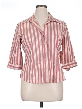 St. John's Bay 3/4 Sleeve Button-Down Shirt (view 1)