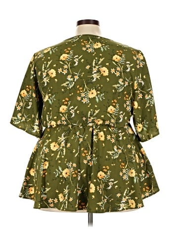 BLOOMCHIC Short Sleeve Blouse (view 2)
