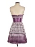 BCBGMAXAZRIA 100% Polyester Stripes Purple Cocktail Dress Size 2 - photo 2