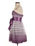 BCBGMAXAZRIA 100% Polyester Stripes Purple Cocktail Dress Size 2 - photo 5