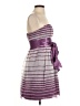 BCBGMAXAZRIA 100% Polyester Stripes Purple Cocktail Dress Size 2 - photo 4