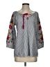 Westport Gray 3/4 Sleeve Blouse Size S - photo 1