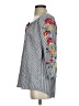 Westport Gray 3/4 Sleeve Blouse Size S - photo 5