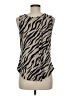 Bombom Tan Sleeveless Blouse Size M - photo 2