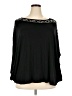 Jennifer Lopez 100% Rayon Black 3/4 Sleeve Top Size 2X - photo 1