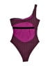 Lemlem Houndstooth Purple One Piece Swimsuit Size M - photo 2