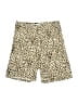 Shein Animal Print Gold Shorts Size 4 - photo 1