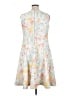Calvin Klein Floral White Casual Dress Size 14 - photo 2