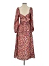 Sachin + Babi 100% Polyester Paisley Red Casual Dress Size 2 - photo 2
