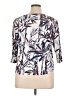 Weekends by Chico's Ivory 3/4 Sleeve Blouse Size XL (3) - photo 2