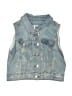 Justice Blue Denim Vest Size 8 - 10 - photo 1