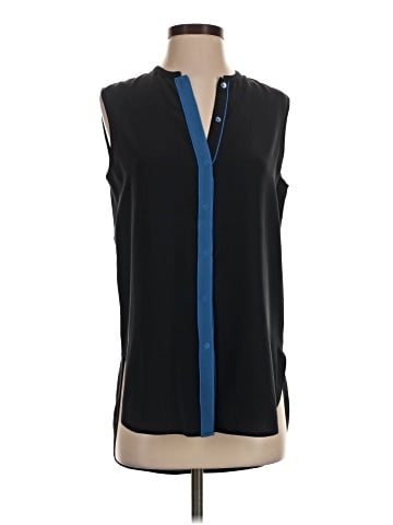 Vince. Sleeveless Silk Top (view 1)
