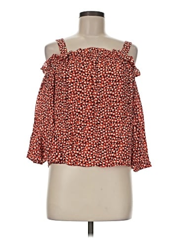 J.Crew 3/4 Sleeve Silk Top (view 1)