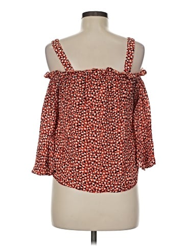 J.Crew 3/4 Sleeve Silk Top (view 2)
