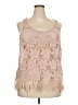 Charlotte Russe 100% Polyester Pink Sleeveless Blouse Size 3X - photo 1