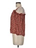 J.Crew 100% Silk Red 3/4 Sleeve Silk Top Size 6 (petite) - photo 5