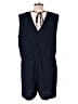 Ann Taylor LOFT 100% Rayon Solid Blue Romper Size XL - photo 2