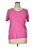 Talbots Pink Short Sleeve T-Shirt Size XL - photo 1