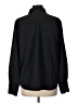 Ann Taylor LOFT Outlet 100% Polyester Solid Black Long Sleeve Blouse Size L - photo 2