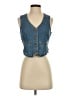Levi's 100% Cotton Blue Denim Vest Size S - photo 1