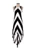 Ella Moss 100% Rayon Chevron-herringbone Silver Casual Dress Size XS - photo 1