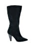 Something Navy Black Boots Size 7 1/2 - photo 1