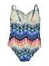 Romanza Print Blue One Piece Swimsuit Size XL - photo 2