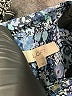 Ann Taylor LOFT 100% Polyester Paisley Blue Long Sleeve Blouse Size L - photo 7
