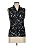 Assorted Brands Polka Dots Black Sleeveless Blouse Size M - photo 1