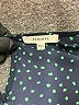 Pleione 100% Polyester Teal Short Sleeve Blouse Size L - photo 7
