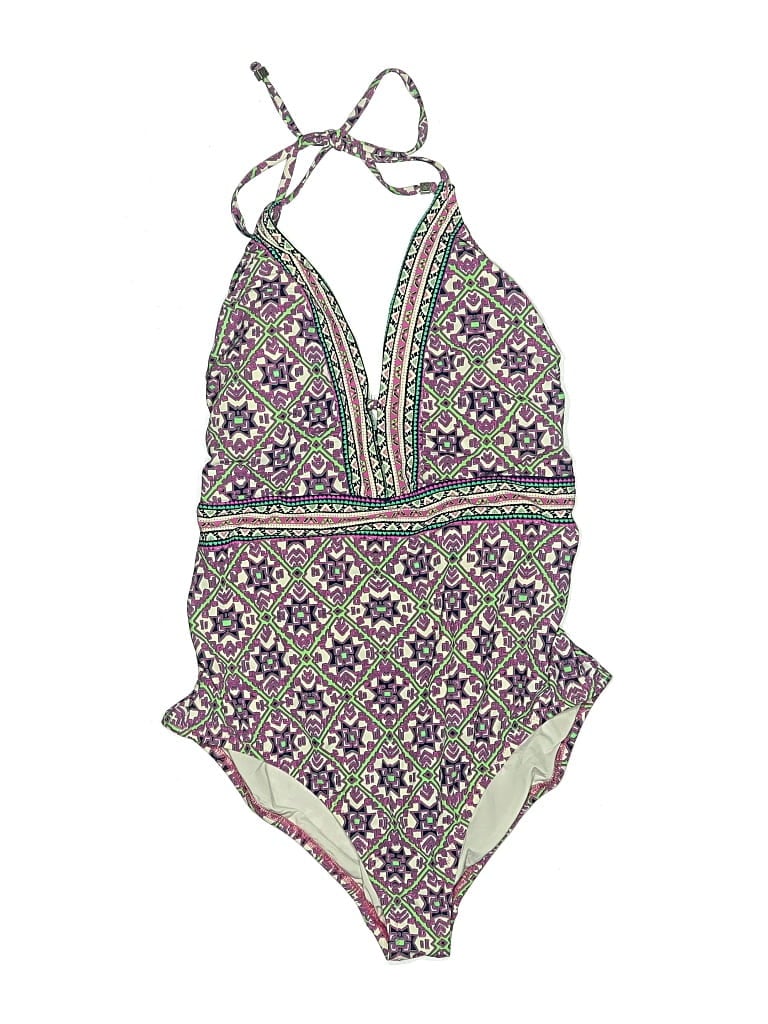 Pre-owned Nanette Lepore One Piece Swimsuit In Purple