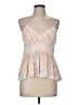 Free People Ivory Sleeveless Blouse Size 10 - photo 1
