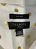 Talbots Polka Dots White 3/4 Sleeve Button-Down Shirt Size 22 - photo 7