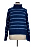 Time and Tru Stripes Blue Turtleneck Sweater Size XL - photo 1