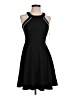 By & By Solid Black Cocktail Dress Size 5 - photo 1