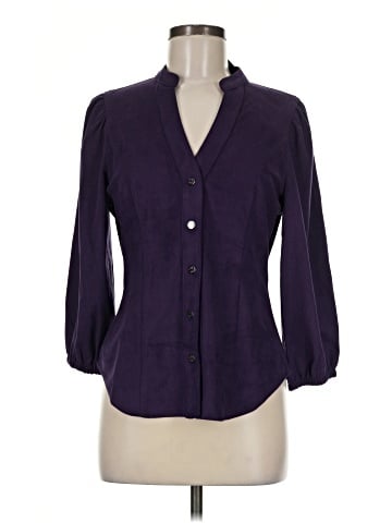 White House Black Market 3/4 Sleeve Blouse (view 1)