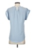 Pink Rose Blue Short Sleeve Top Size S - photo 2