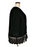 Xhilaration 100% Rayon Black Kimono Size XXL - photo 4